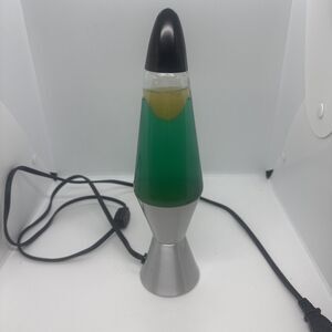 11.5 inch 12oz Lava Brand Motion Lamp Blue Liquid Yellow Wax